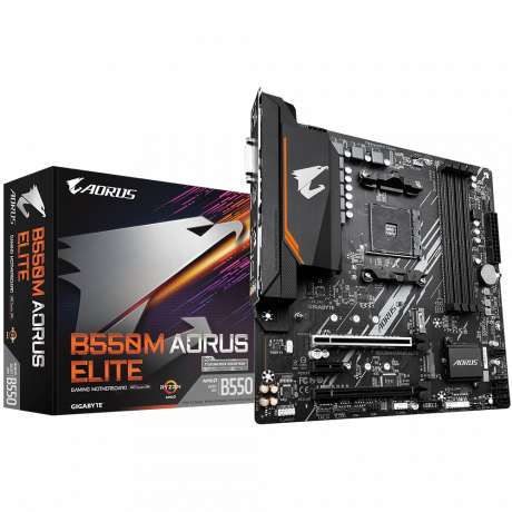 GIGABYTE B550M-AORUS-ELITE DDR4 4733(OC) HDMI AM4