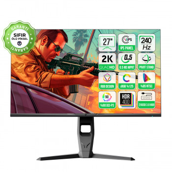 27 GAMEPOWER ROYAL V40 FLAT 0.5MS 240Hz IPS MONITOR 